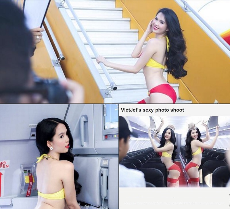 Ngọc Trinh Vietjet Bikini là từ khóa Hot sau khi nữ người mẫu đăng tải những hình ảnh quay chụp được cho là làm quảng cáo cho hãng hàng không Vietjet.
