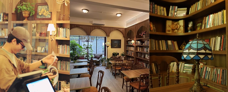 Bibli Library là quán cafe sách quận 1 có nét thiết kế đặc biệt.