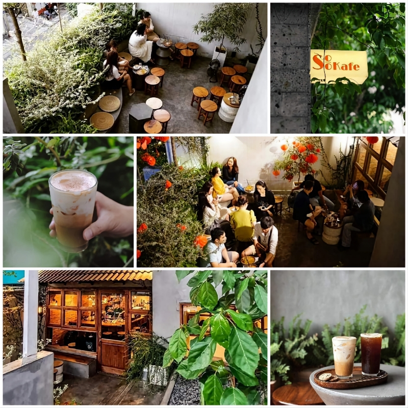 Quán cafe sân vườn quận 1 - Soo Kafe Bến Thành.