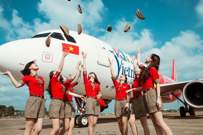 Mức lương tiếp viên hàng không Vietjet Air bao nhiêu 1 tháng
