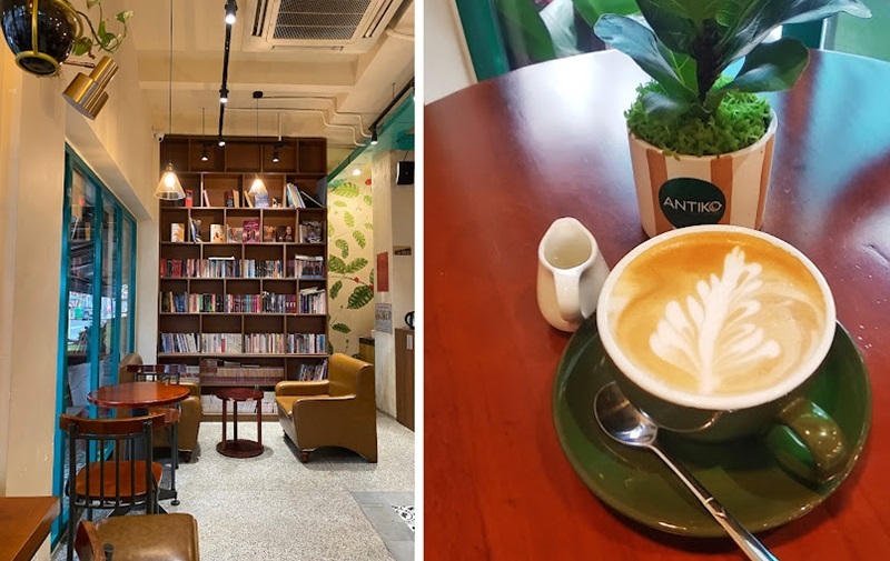 Antiko Kafe - Cafe sách Bình Thạnh yên tĩnh.