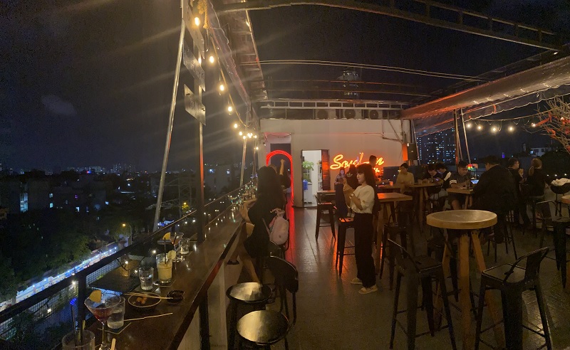 Soul-in Rooftop - Địa chỉ cà phê sân thượng Tân Phú.
