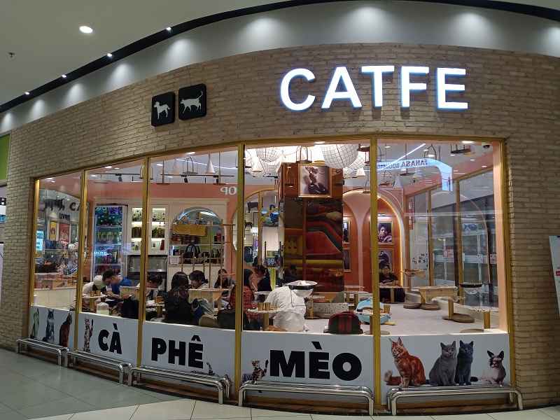 CATFE - Quán cafe bên trong Aeon Tân Phú.